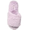 Aeropostale Women's Open Toe Fuzzy Slippers with Cushioned Comfort - 2 of 4