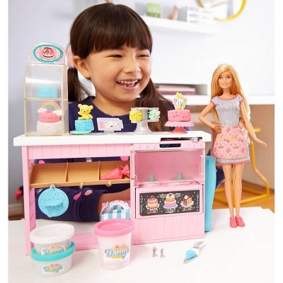 barbie bakery playset