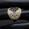 Spider Web Statement Ring for Women Goth Black Plated Cz Ginger Lyne Collection - image 3 of 4