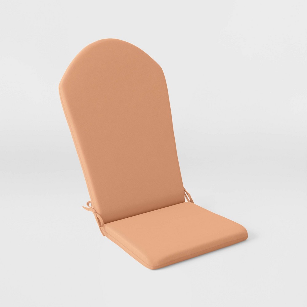 Photos - Pillow 46"x21.5" Outdoor Adirondack Chair Cushion Terracotta - Room Essentials™: