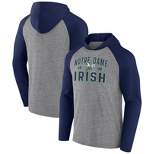 NCAA Notre Dame Fighting Irish Men's Gray Lightweight Hooded Sweatshirt