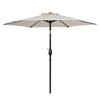 Sonkuki 7.5 ft Outdoor Patio Market Umbrella w/ Crank, Push Button Tilt,  UV-Resistant Canopy - 2 of 4