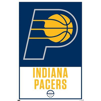 Trends International NBA Indiana Pacers - Logo 21 Magnetic Framed Wall ...