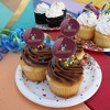 Bloomsburg University Primary Logo Cupcake Picks Toppers Decoration Set of 6 - 4 of 4