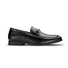 Ferro Aldo Mens Declan MFA19752 Alligator Skin Texture Moc-Toe Penny Loafers with Decorative Buckle - 2 of 4