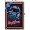 Trends International MLB Cleveland Guardians - Neon Helmet 23 Framed Wall Poster Prints - 3 of 4