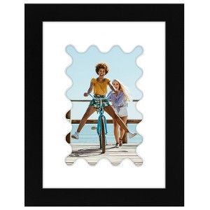 Americanflat Picture Frame with Oval Mat Insert and Shatter-Resistant Glass - Signature Collection - Photo Frame for Wall Display - 1 of 4