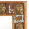 vidaXL Mirror with Buddha Cladding 43.3"x19.7" Solid Reclaimed Wood - 4 of 4