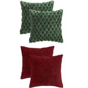 REGALWOVEN 4 Pcs Soft Cozy Throw Pillow Covers for Home Decor 16" x 16" - 1 of 4