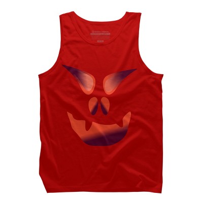 Men's Design By Humans Halloween Monster By LamaStar Tank Top