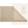 American Soft Linen 100% Cotton Turkish Bath Mat Rugs, Slip Resistant Bottom Base Bath Mats for Bathroom - 4 of 4