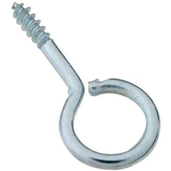 Hillman 0.08-in Zinc Steel Screw Eye Hook in the Hooks department
