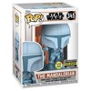 Funko POP! The Mandalorian - The Mandalorian Hologram (Glow in the Dark) Vinyl Figure #345 Entertainment Earth Exclusive - 4 of 4
