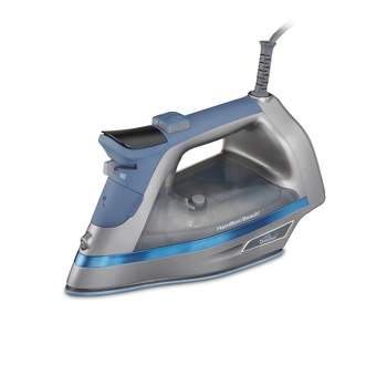 Hamilton Beach Flip Handle Iron and Steamer - Black/Blue/Gray, 5.5 x 4 x 10  in - Fry's Food Stores