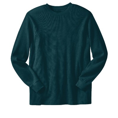 Kingsize Men's Big & Tall Waffle-knit Thermal Crewneck Tee - Tall