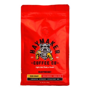 Haymaker Coffee Dark Roast Whole Beans -12oz - 1 of 4