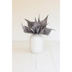 Botanica Stem Spray, 30"L Gray Flexible EVA Floral Accent, Set of 6 By Kalalou - 1 of 3