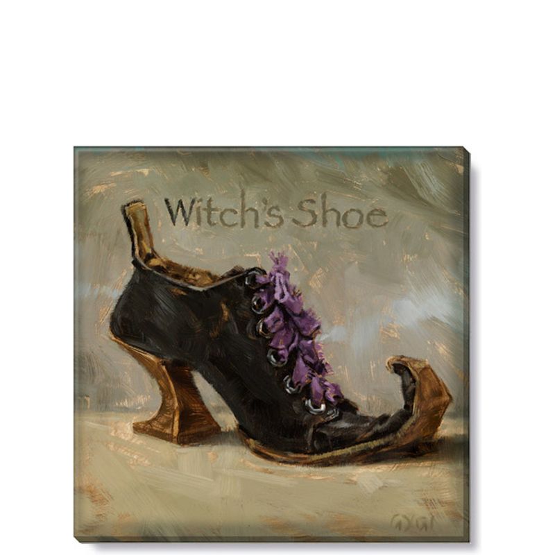 Sullivans Darren Gygi Witch's Shoe Canvas, Museum Quality Giclee Print, Gallery Wrapped, Handcrafted in USA, 1 of 11