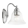 Livex Lighting Moreland 1 - Light Vanity in  Polished Chrome - 4 of 4