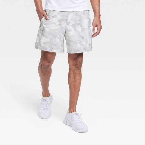 Men's Sport Shorts 7 - All In Motion™ Camo White Xxl : Target