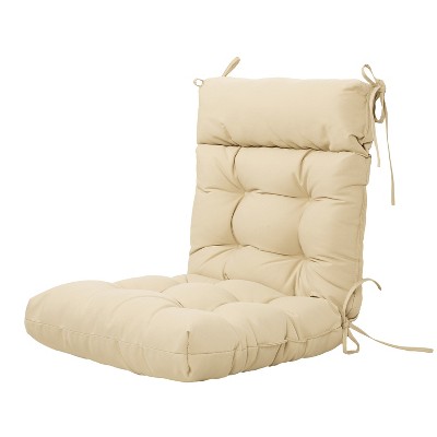 ARTPLAN All Weather Chair Outdoor Cushions of Adirondack Chair with High Back Wicker Tufted Pillow for Outdoor Furniture