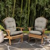 ARDEN earthFIBER Outdoor Adirondack Cushion, 21.5 x 48, Water repellent, Fade Resistant, Cushion for Adirondacks or Rocking Chairs 21.5 x 48 - 3 of 4