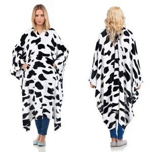 Catalonia Cozy Soft Fleece Blanket Wrap Shawl Cape for Women and Men, Fuzzy Snuggly Wearable Blanket for Adult - 1 of 4