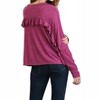 Women's Ruffle Detail Long Sleeve Top - umgee - 3 of 3