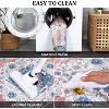 Washable Vintage Area Rugs for Living Room, Office, Dining Room, Kids Room, Farmhouse, Durable Low Pile Non-Slip Carpet, Foldable Mat, Orange 6*9ft - 4 of 4