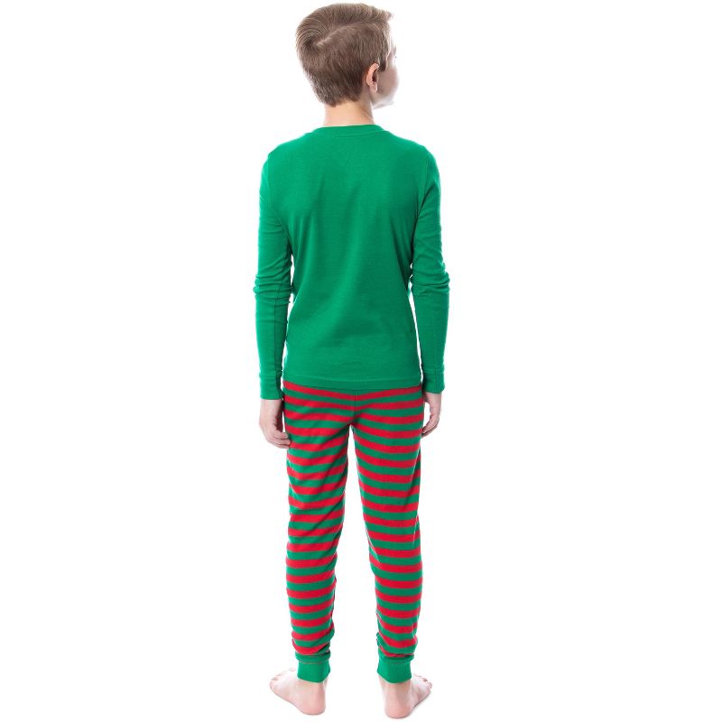 Looney Tunes Marvin the Martian Christmas Tight Fit Family Pajama Set, 4 of 5