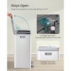 8-Gallon Dual Compartment Trash Can - Stainless Steel Kitchen Bin with Soft-Close Lid, Pedal & 15 Bags - 2 of 4