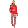 YESFASHION Women's family Christmas Pajamas Sets Couples Cute Funny Christmas Pajamas Outfit for Women - 2 of 4
