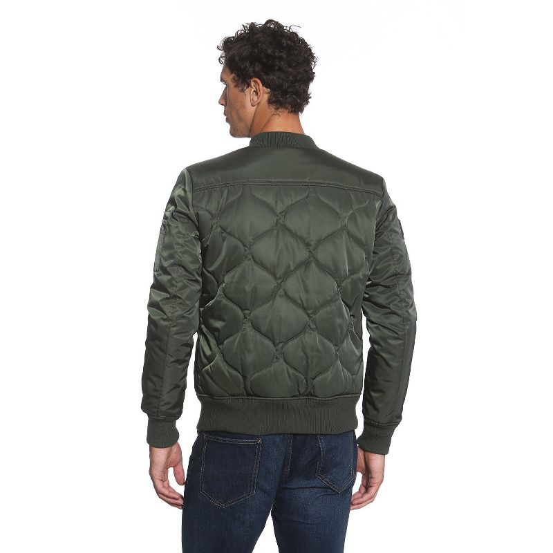 Members Only Men's Oval Quilt Bomber Jacket, 2 of 3