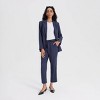 Women's Slim Fit Linen-Blend Trousers - A New Day™ - 2 of 4