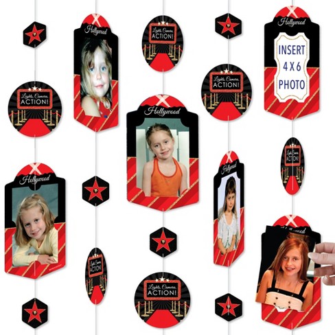 Big Dot Of Happiness Red Carpet Hollywood - Diy Movie Night Party Pennant  Garland Decoration - Triangle Banner - 30 Pieces : Target