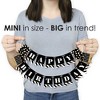 Big Dot of Happiness Adult Happy Birthday - Gold - Birthday Party Mini Pennant Banner - Happy Birthday - 3 of 4