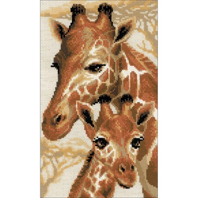 RIOLIS Counted Cross Stitch Kit 8.75"X15"-Giraffe (10 Count)