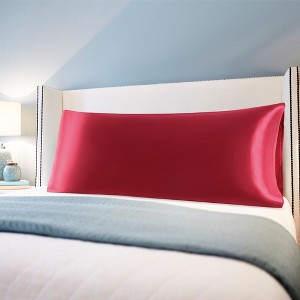 PiccoCasa Body Soft Silky Satin Smooth Machine Washable Envelope Closure Pillowcases 1Pc - 1 of 4