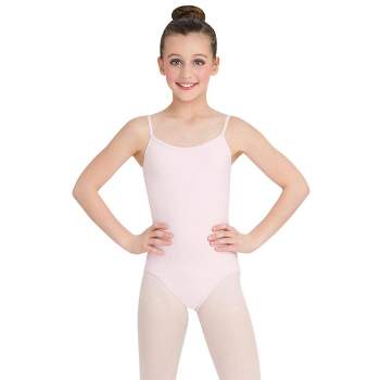 Camisole Leotard with Clear Straps - Youth – Dancer's Image
