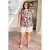 Women's Flower Power Floral Top - Now N Forever - 3 of 3