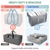 6-Pack Oversized Heavy Duty Moving Bags Clothes Storage Tote,Clear/Gray/Black-HOMLUX - 4 of 4