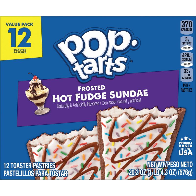 Pop-Tarts Frosted Hot Fudge Sundae Pastries - 12ct/20.3oz, 3 of 12