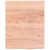 vidaXL Bathroom Countertop Light Brown 15.7"x19.7"x(0.8"-1.6") Treated Solid Wood - 3 of 4