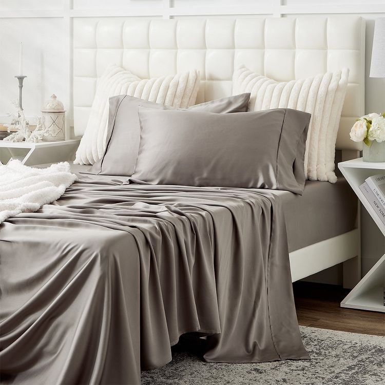 Cosy House Collection 100% Rayon Derived from Bamboo Bed Sheets Set, 4 of 15