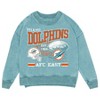 NFL Miami Dolphins Women's Long Sleeve Fashion Fleece Sweatshirt - 2 of 3
