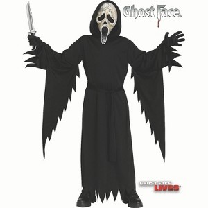 Fun World Boys' Scream IV Ghostface Robe with Mask Costume - 1 of 2