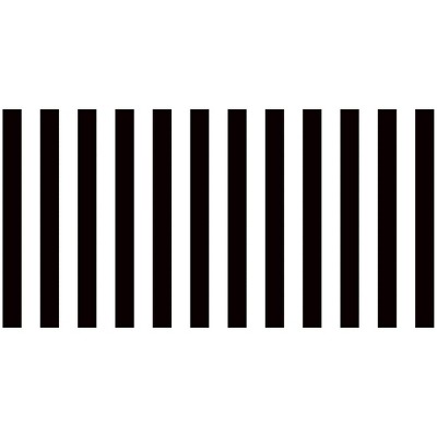 Fadeless Bulletin Board Art Paper, Classic Stripes - Black & White, 48