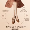 CUSHIONAIRE  Windsor Woven Womens Flats with Adjustable Strap – Comfortable Mary Jane Ballet Flats for Women - 4 of 4