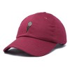 Dalix Daisy Embroidered Cap Cotton Baseball Hat Botanical Flower Adjustable Womens - 4 of 4