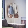 Yamazaki Home - Corner Leaning Coat Hanger (63" H) - Steel + Wood - 3 of 4